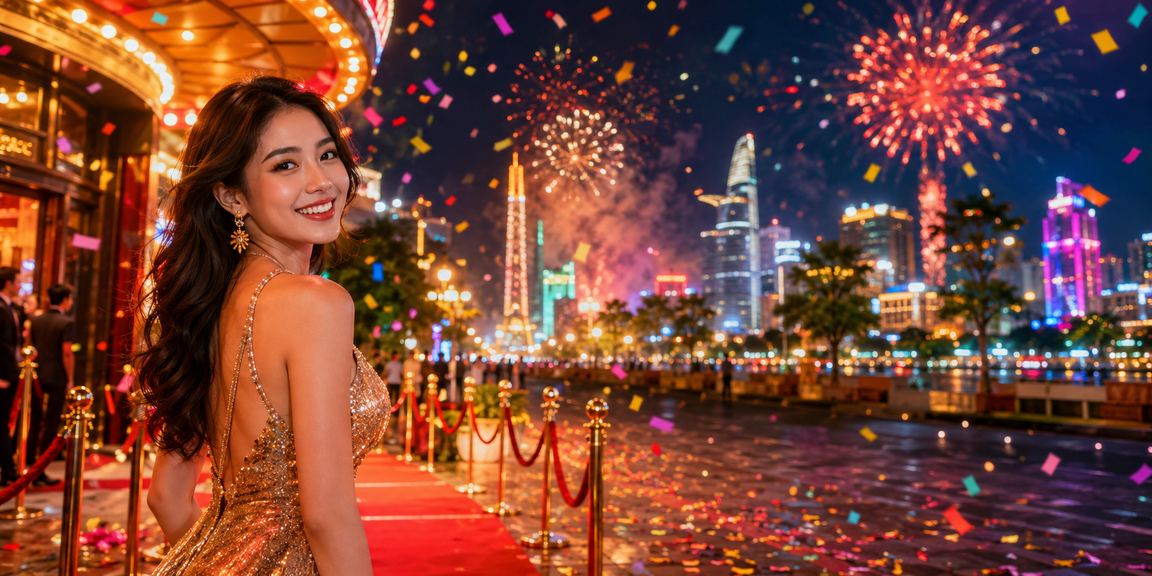 Không khí sôi động tại khu chợ đêm Hồ Chí Minh kết hợp trải nghiệm cá cược casino trực tuyến
